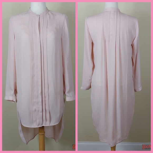 Black Label by Chico's hi low blouse tunic top - Picture 1 of 5